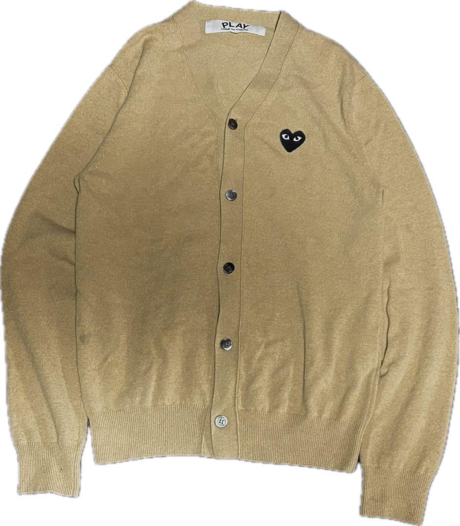 PLAY COMME des GARÇONS ベージュ カーディガン M