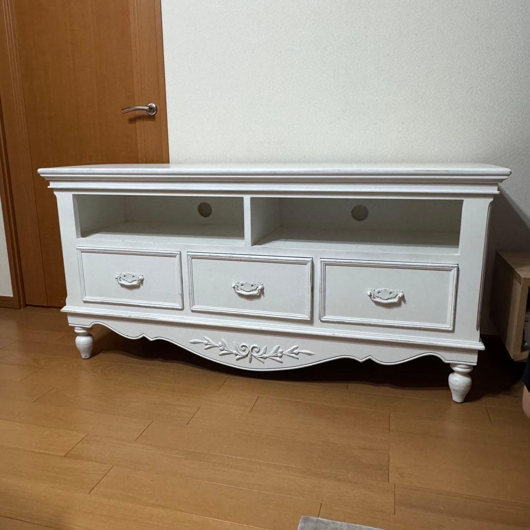 カントリーコーナー　テレビボード　シャビーシック　TV台　テレビ台