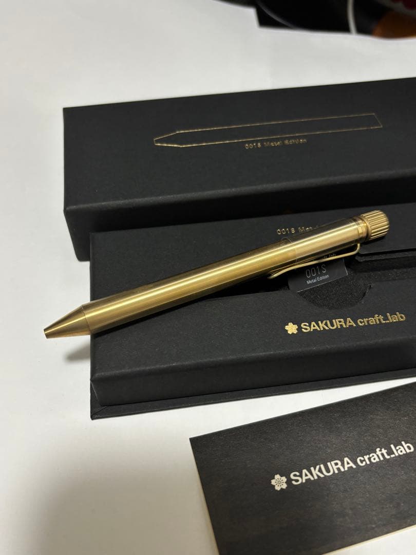 サクラクラフトラボ 001S l Edition ゴールド　真鍮