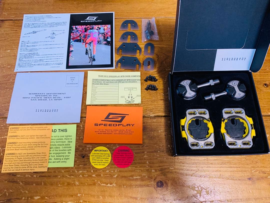 SPEEDPLAY ZERO ビンディングペダル チタニウムブラック