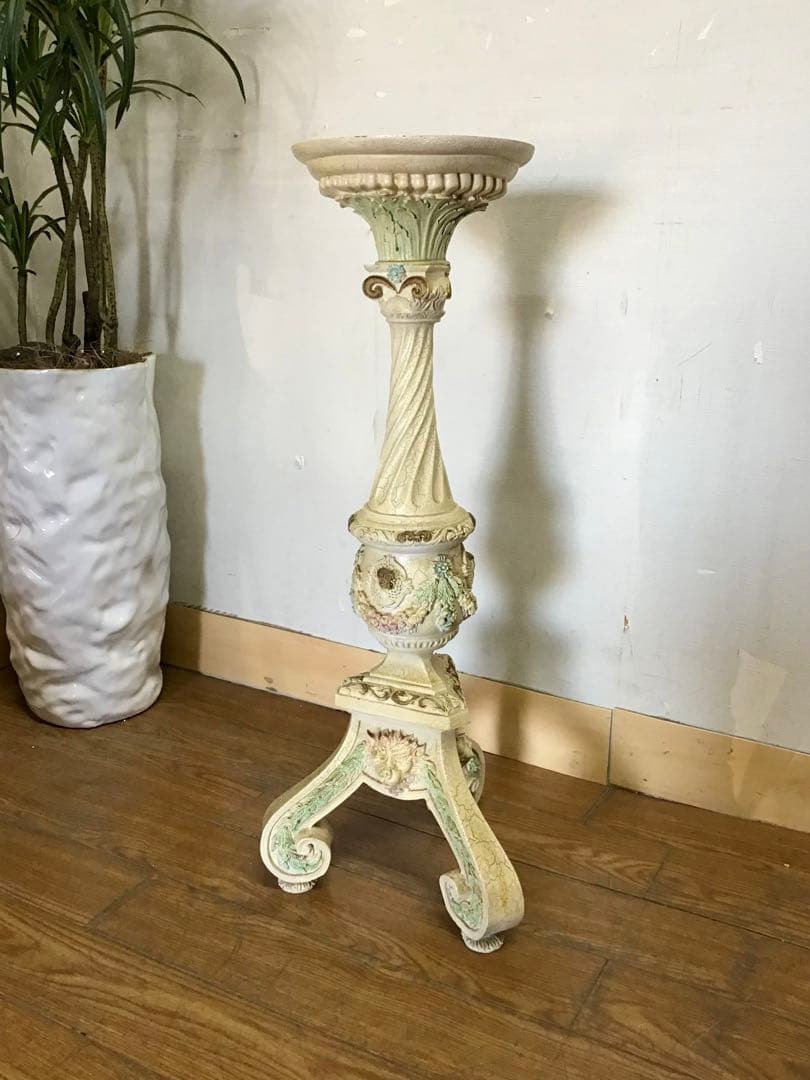 管211☆イタリア製☆アンティーク☆ロココ調☆姫系☆フラワースタンド☆花台