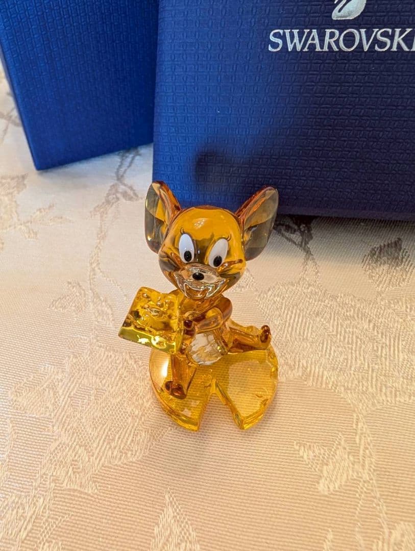 美品　スワロフスキー SWAROVSKI ジェリー　クリスタル置物