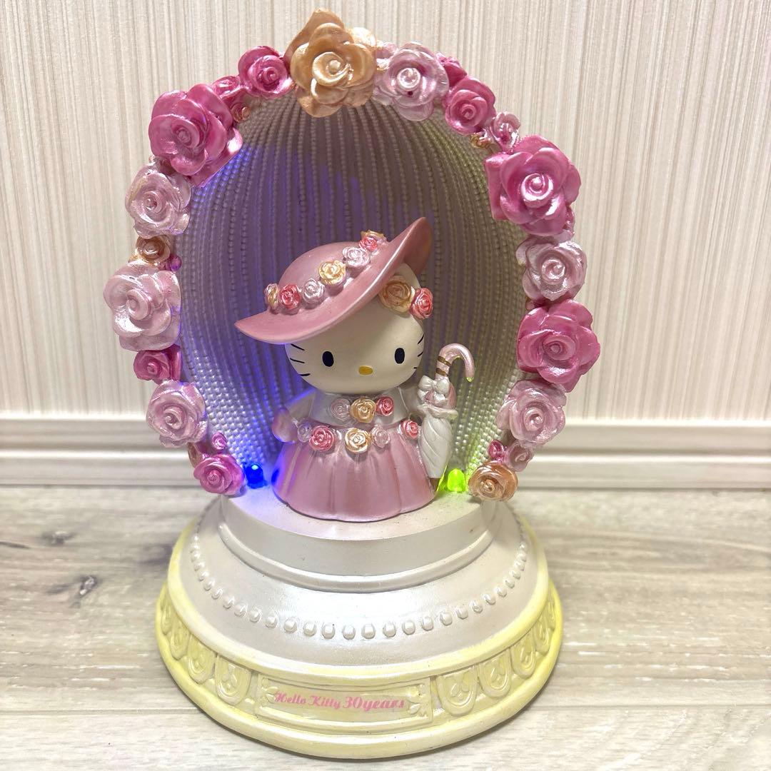 サンリオ ハローキティ 30周年記念 電子オルゴール付きライト 加藤工芸 レア