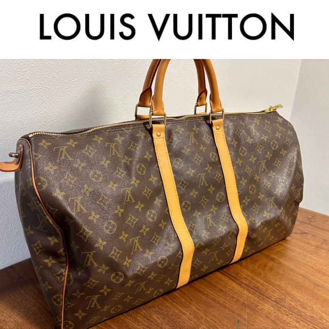 現行旧版☆革新品【LOUIS VUITTON】キーポル・バンドリエール 55