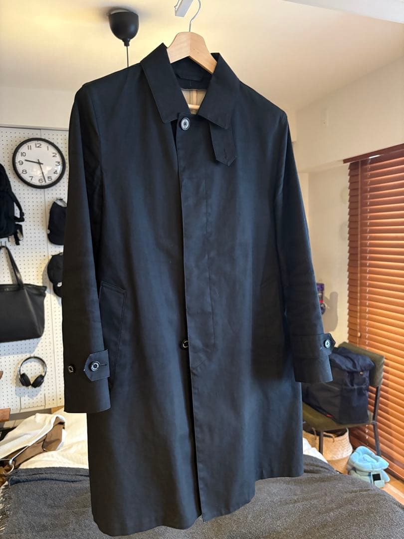 MACKINTOSH PHILOSOPHY ステンカラーコート 黒