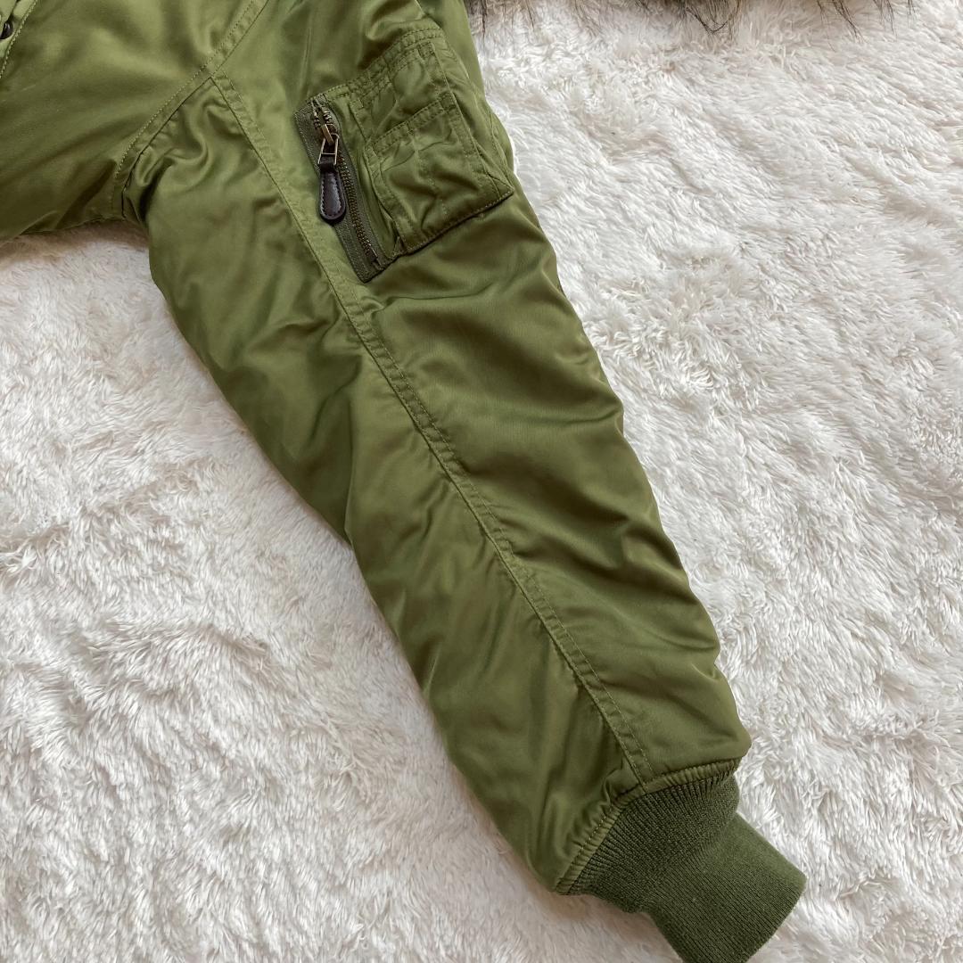 00s y2k 短丈 N2B フライトジャケット S ファー付フード ショート丈