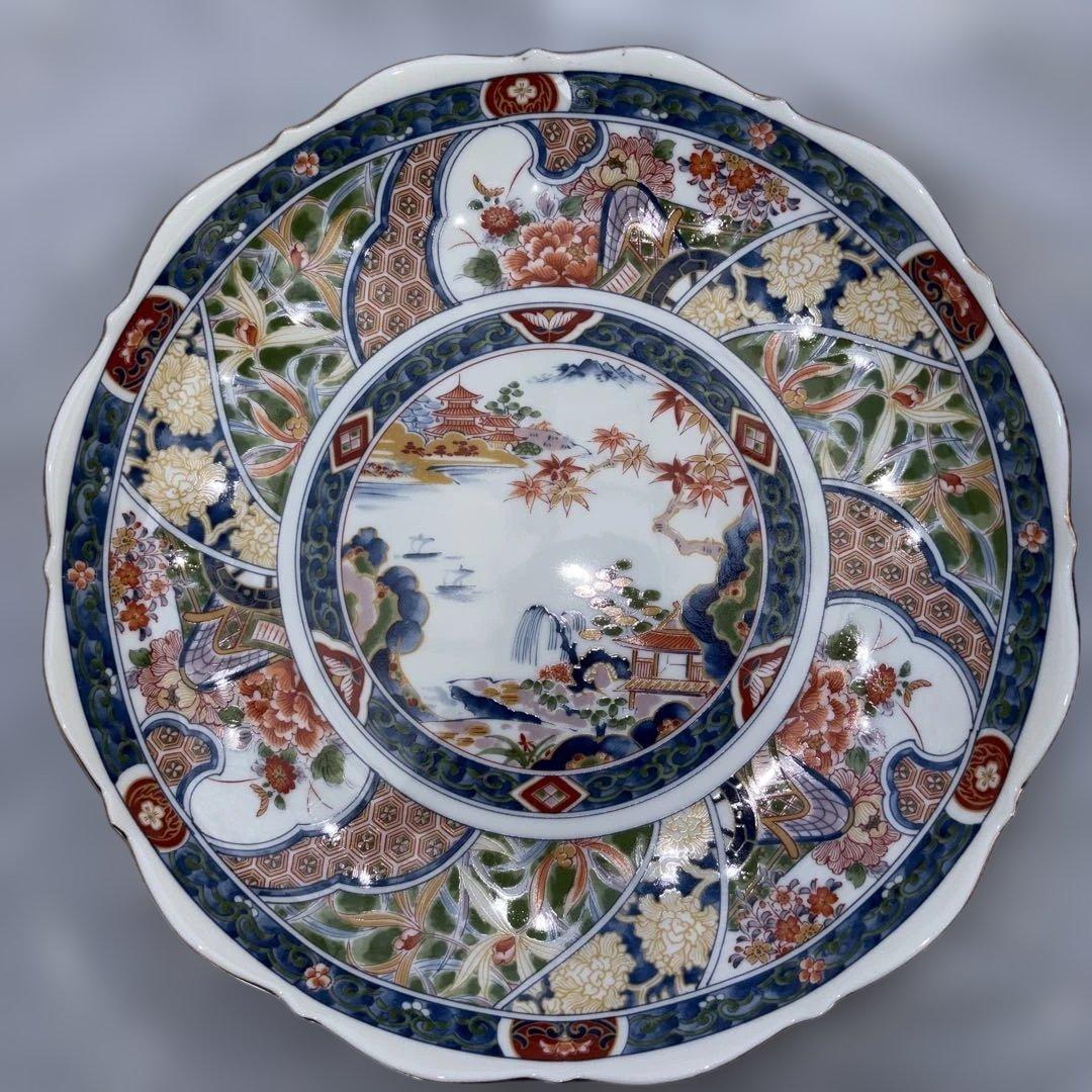 有田焼 伊万里様式 色絵 大皿 4枚組 金彩入り 日本製