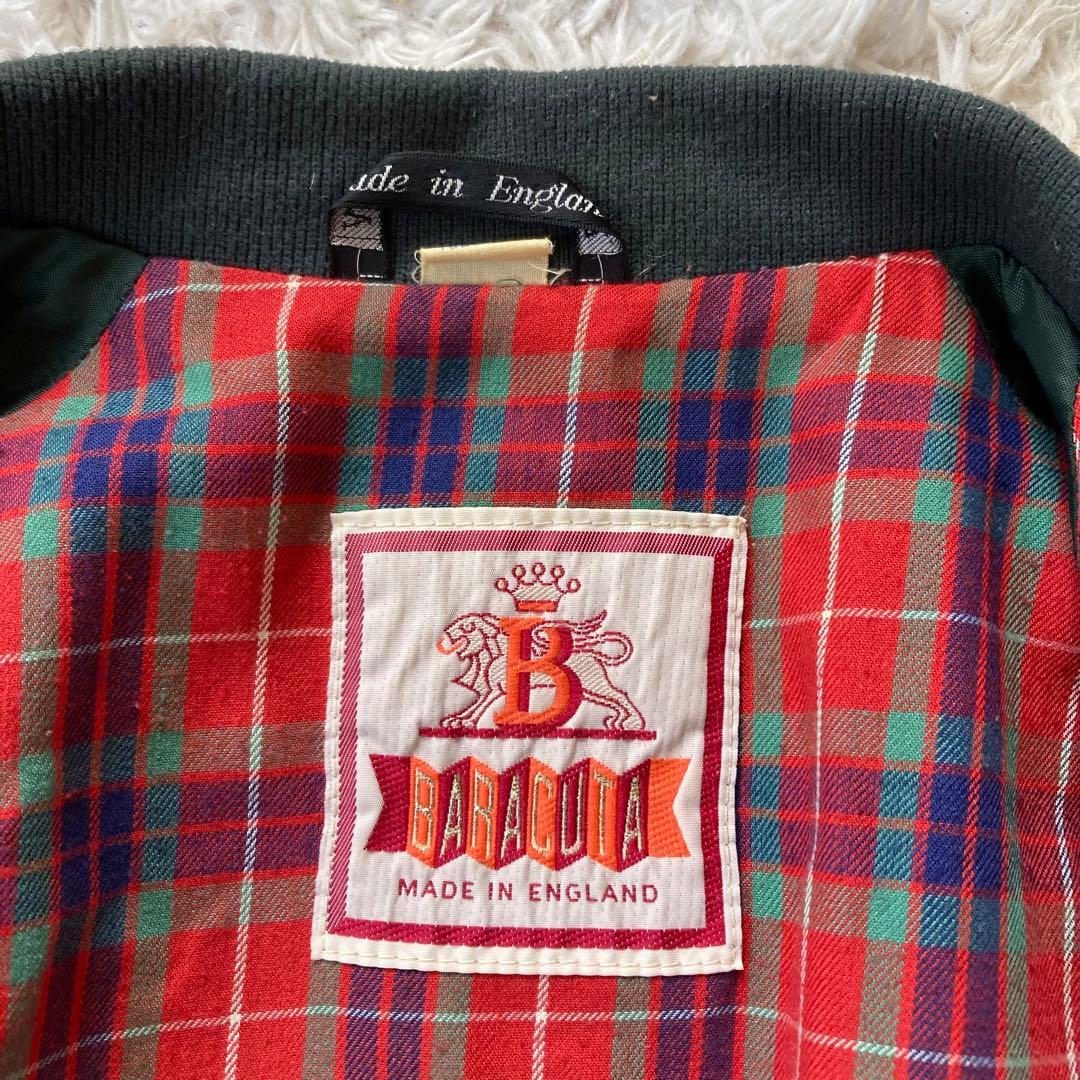 BARACUTA ハリントンジャケット L 40 ダークグリーン スイングトップ