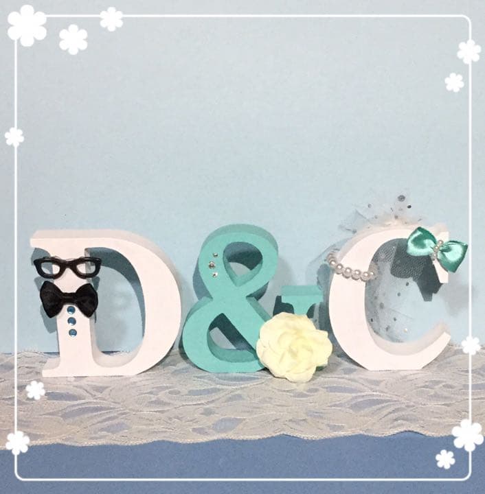 Chizuru様確認用♡ウエディングバージョン・イニシャルオブジェ