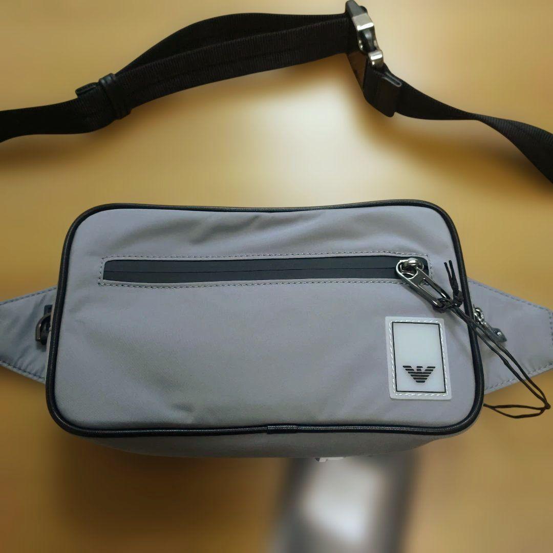 EMPORIO ARMANI MARS-SUPERIO ボディバッグ グレー