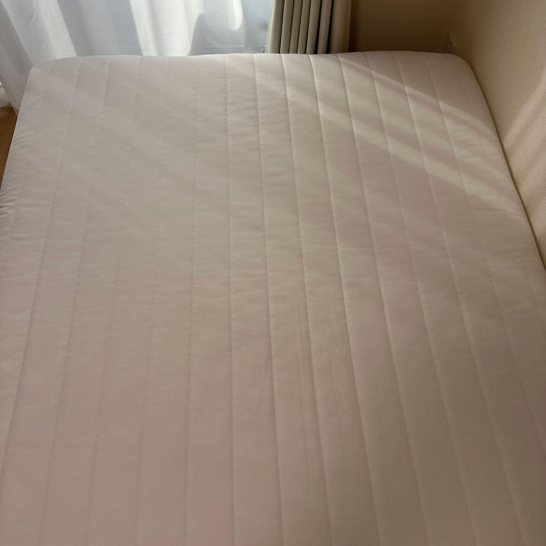 脚付マットレス・高密度ポケットコイル・セミダブル スチールメッシュ・洗えるカバー