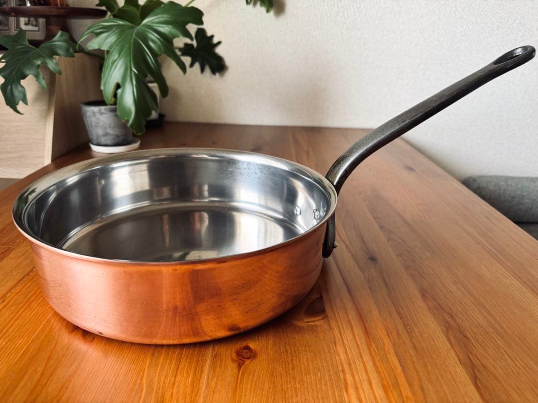 【美品】早物勝ちMatfer mauviel 銅鍋ブウジャ　28cm ソテーパン