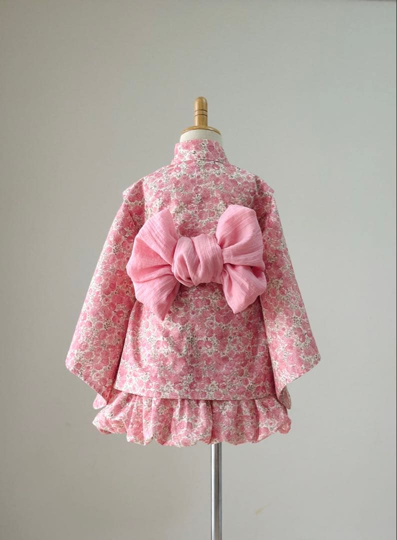 詩愛-shion-No.YU2508キッズ可愛いセパレート浴衣ドレスセット