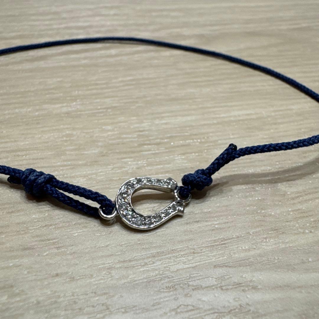 SYMPATHY OF SOUL ネイビー アンクレット