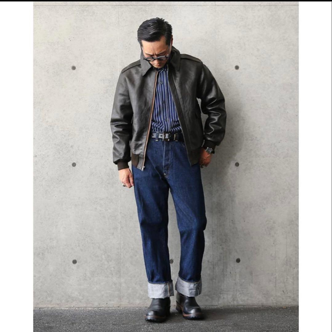 [希少][美品]waiper A2フライトジャケット　40インチ