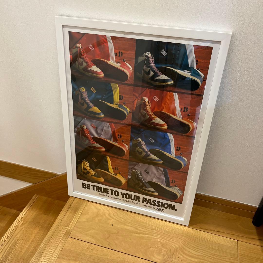 NIKE DUNK ポスター B2 額縁付き
