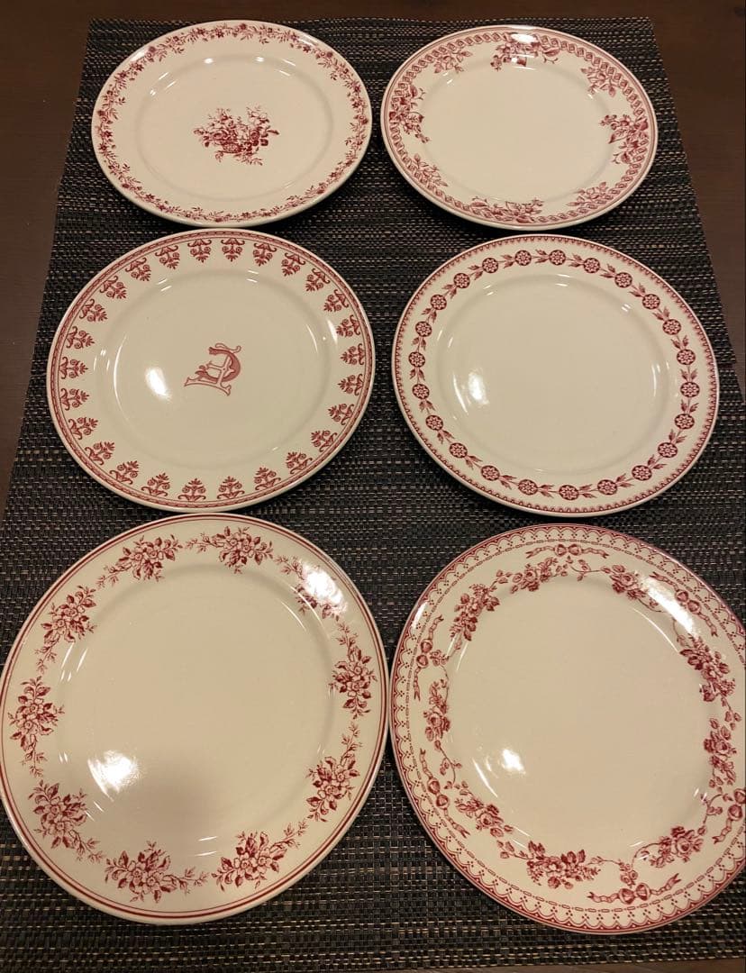 パリ購入comptoir de famille 皿 花柄6枚セット