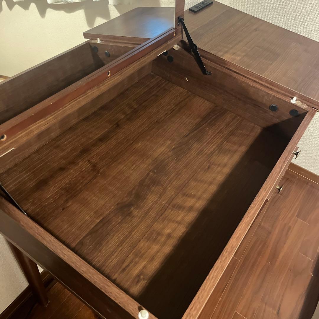 【送料込み】デスク&ドレッサー★化粧鏡★ナチュラル