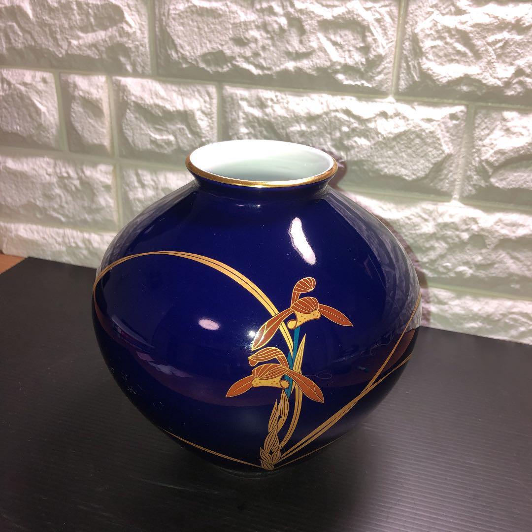 【香蘭社】　花瓶　極美品