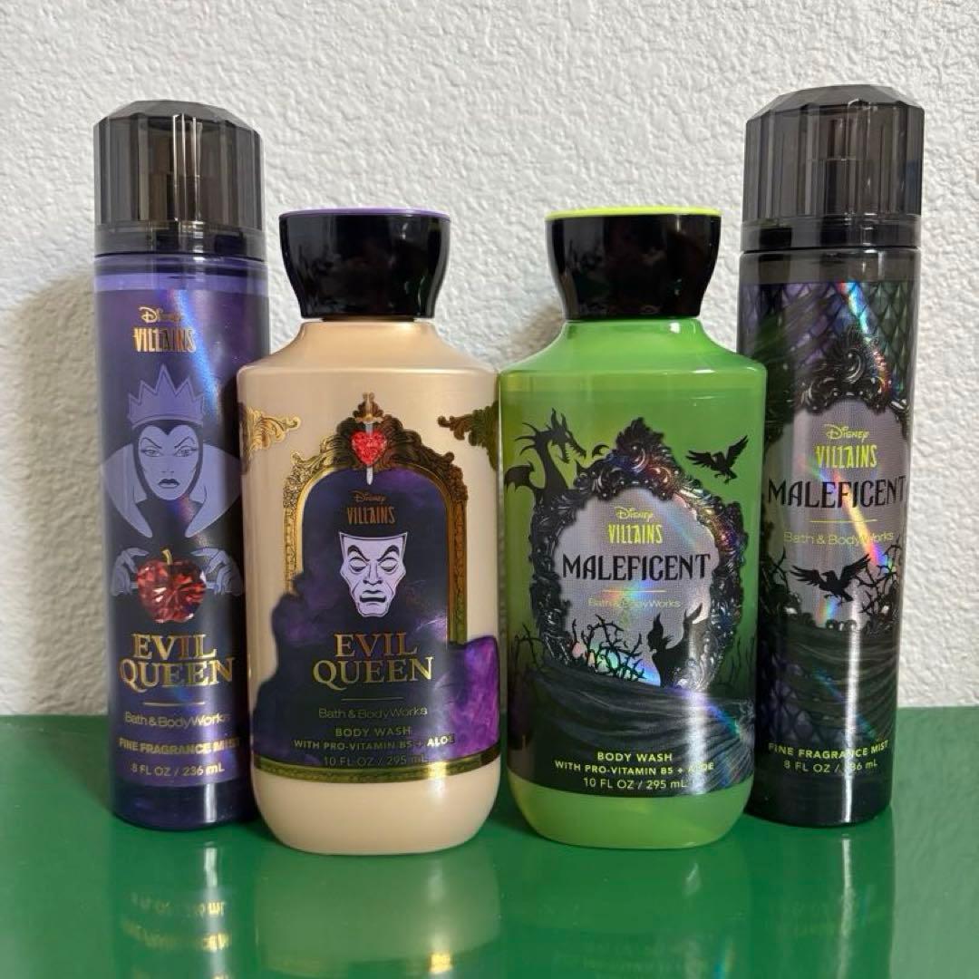 Bath&Body Works ボディウォッシュ&ミスト ヴィランズ 4本セット