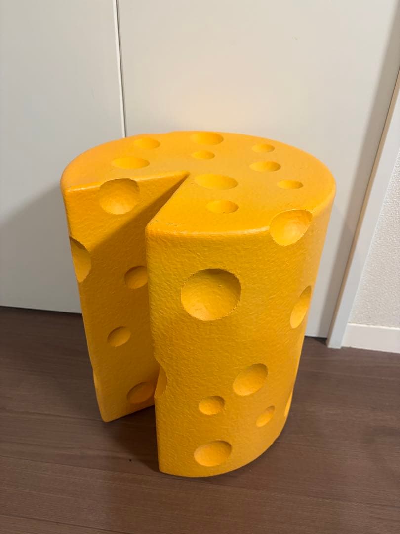 【ミッドセンチュリー・期間限定値下げ〜26日まで】チーズ型　スツール　イス