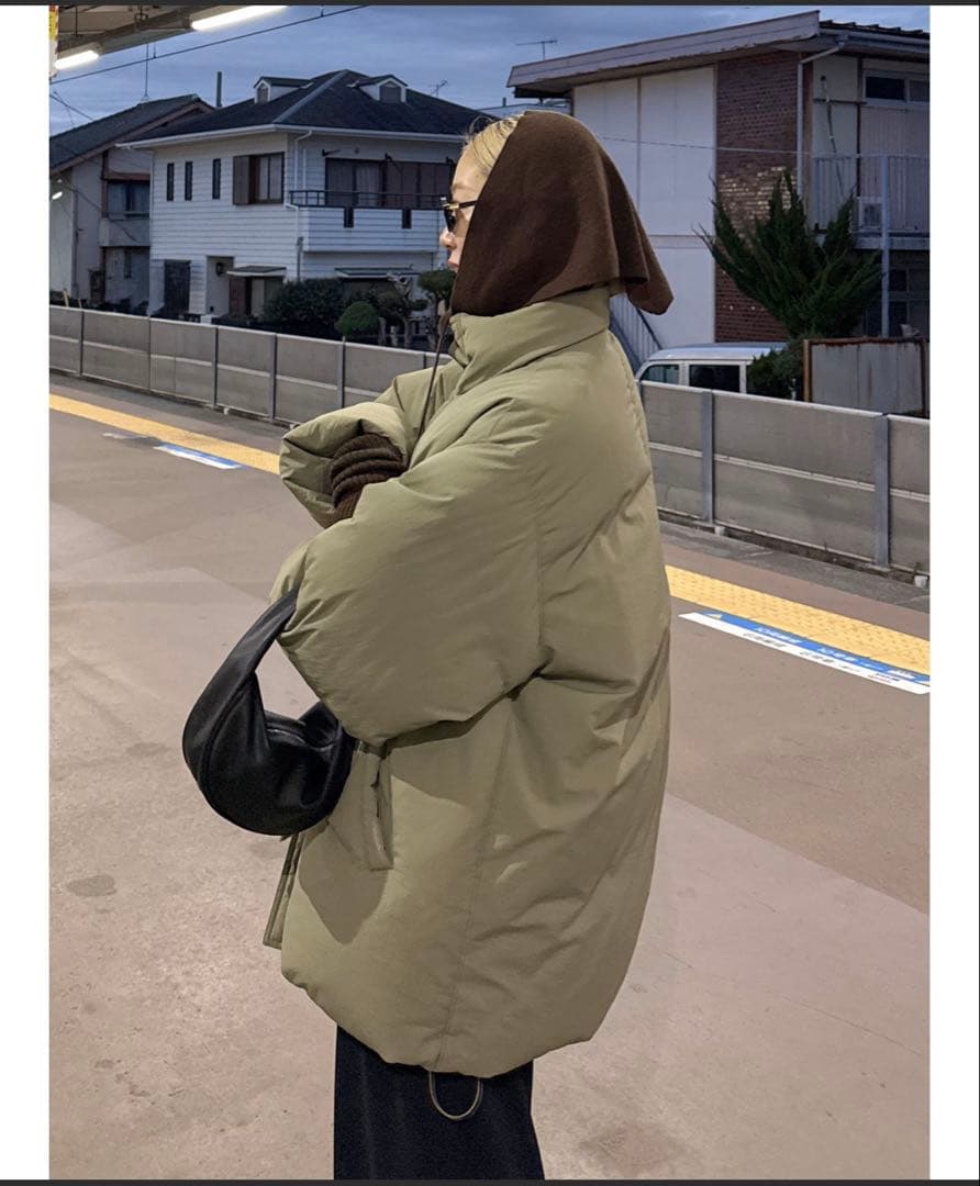 ungrid 今季ミドル丈ルーズシルエットダウン⭐︎ベージュS