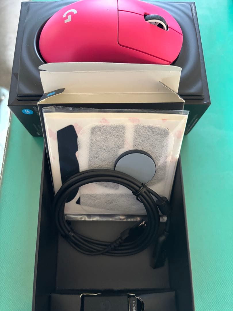 ロジクール　Logicool マウス　ゲーミングマウス　PRO X マゼンタ