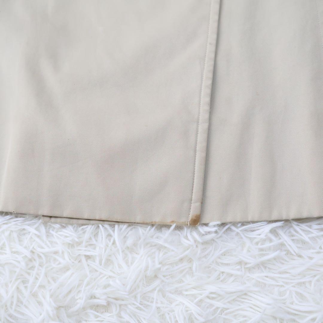 バーバリー　トレンチコート　ベージュ　ノバチェック　35