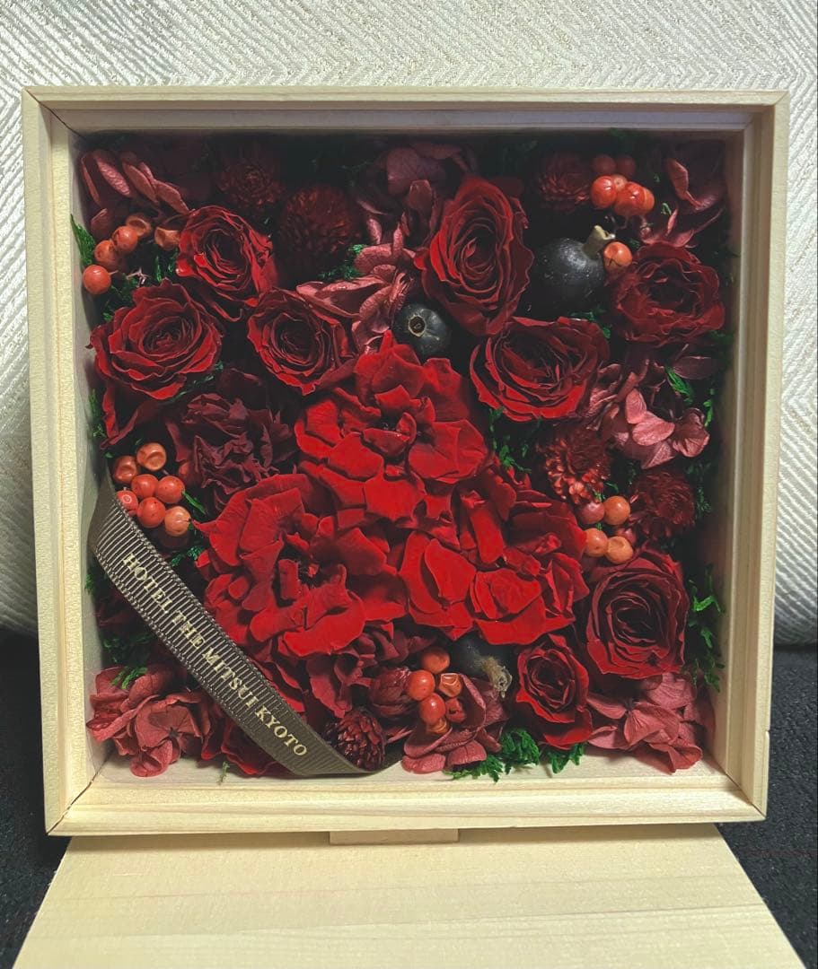 【HOTEL THE MITSUI KYOTO】プリザーブドフラワー 真心 M