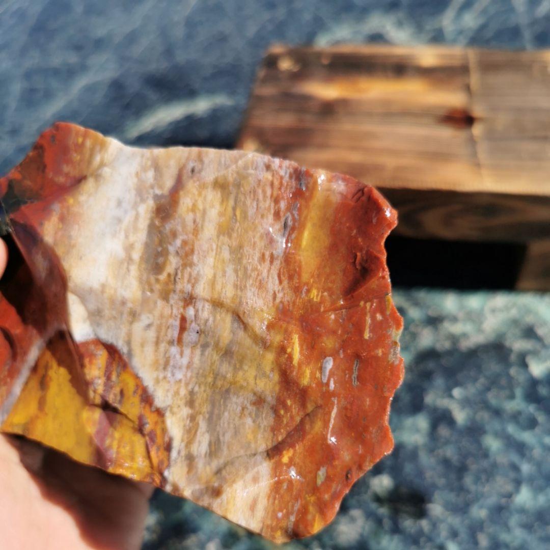 ファンシージャスパー　940グラム　鑑賞石　原石　宝石　鉱物　パワーストーン　石