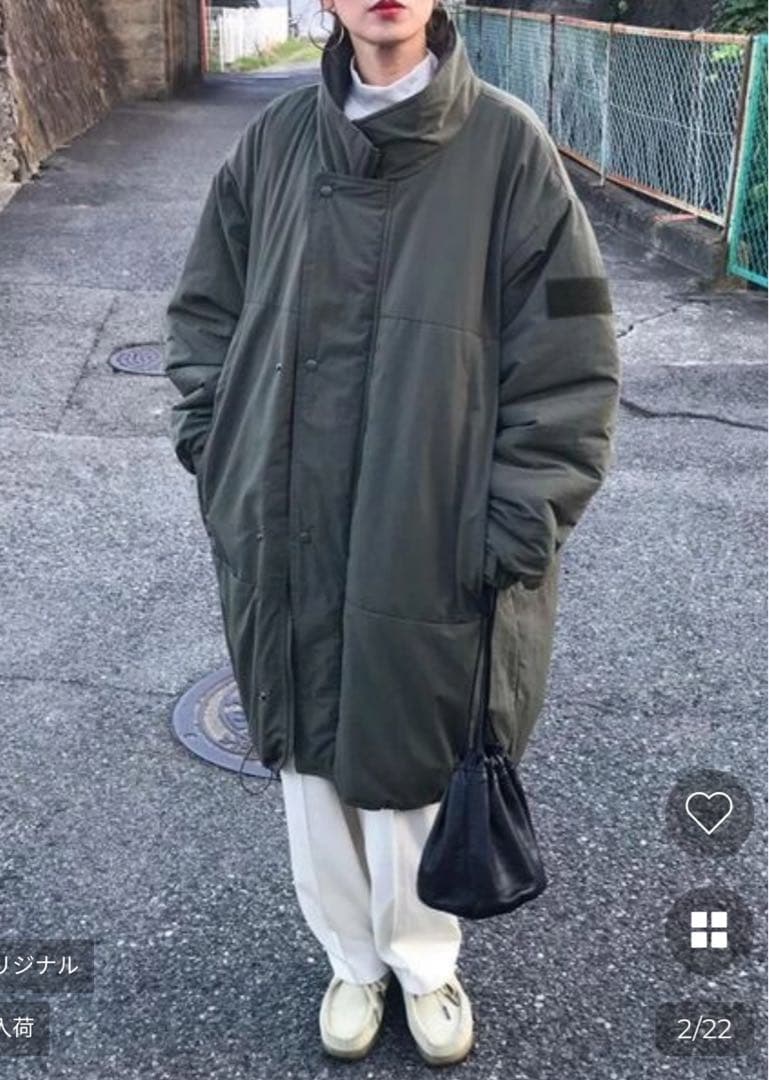 【T⭐︎】新品未使用　nugu klee モンスターコートカーキkumika