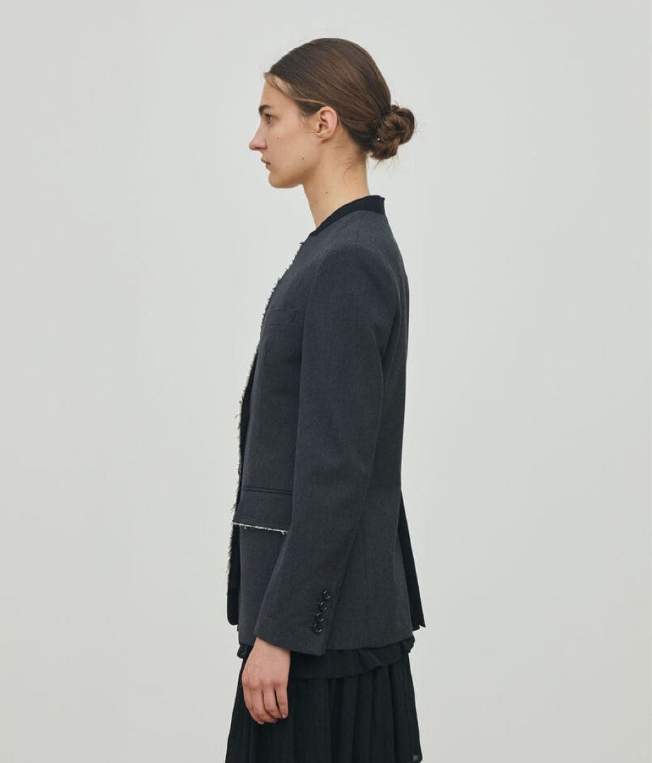 今期25冬新作未使用タグ付きDESPRESデプレノーカラージャケット