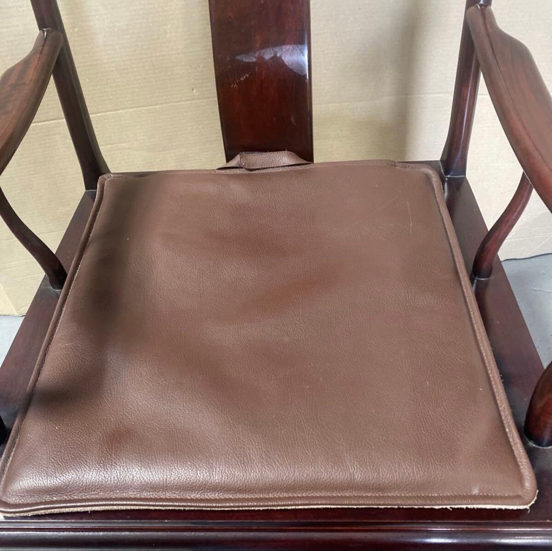 唐木家具 ダイニングチェア アームチェア 高級 花梨材 無垢 中国美術 アジアン