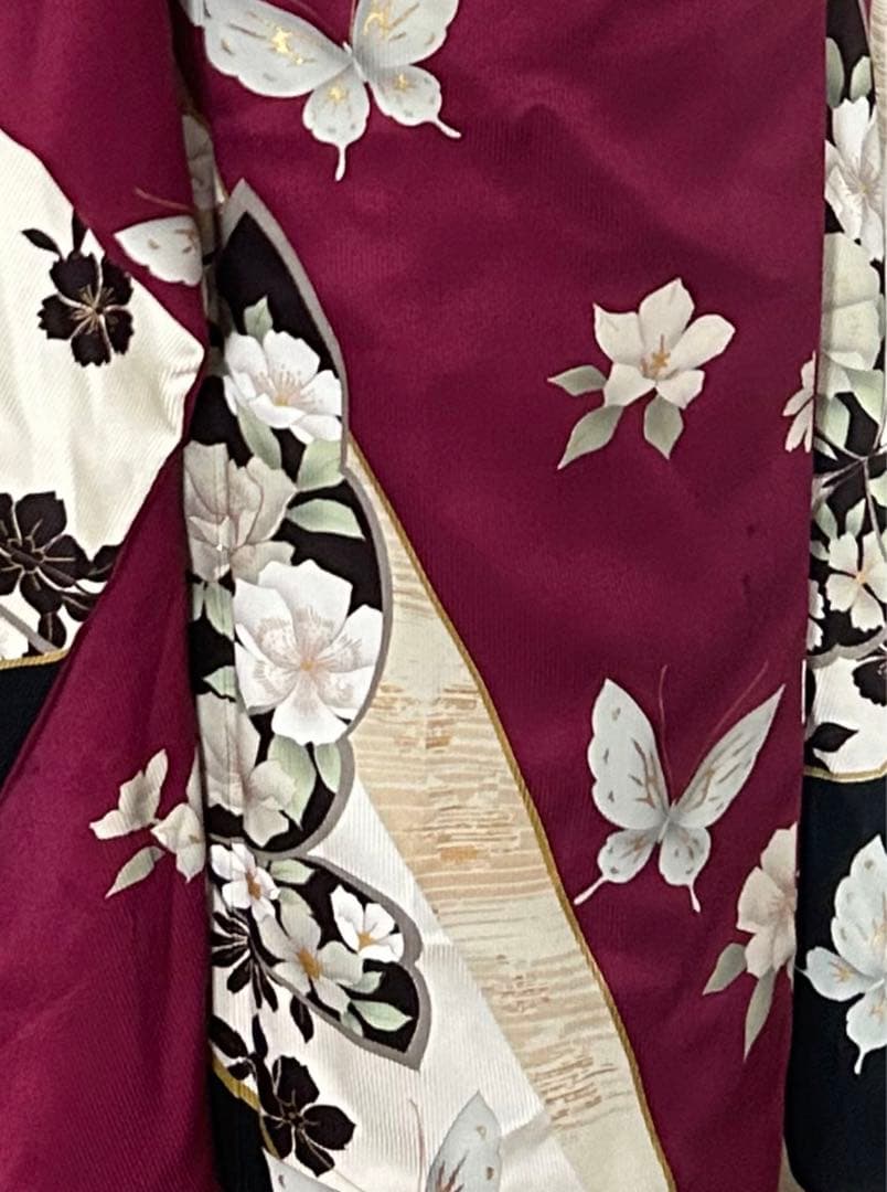 振袖セット　4点　葡萄色