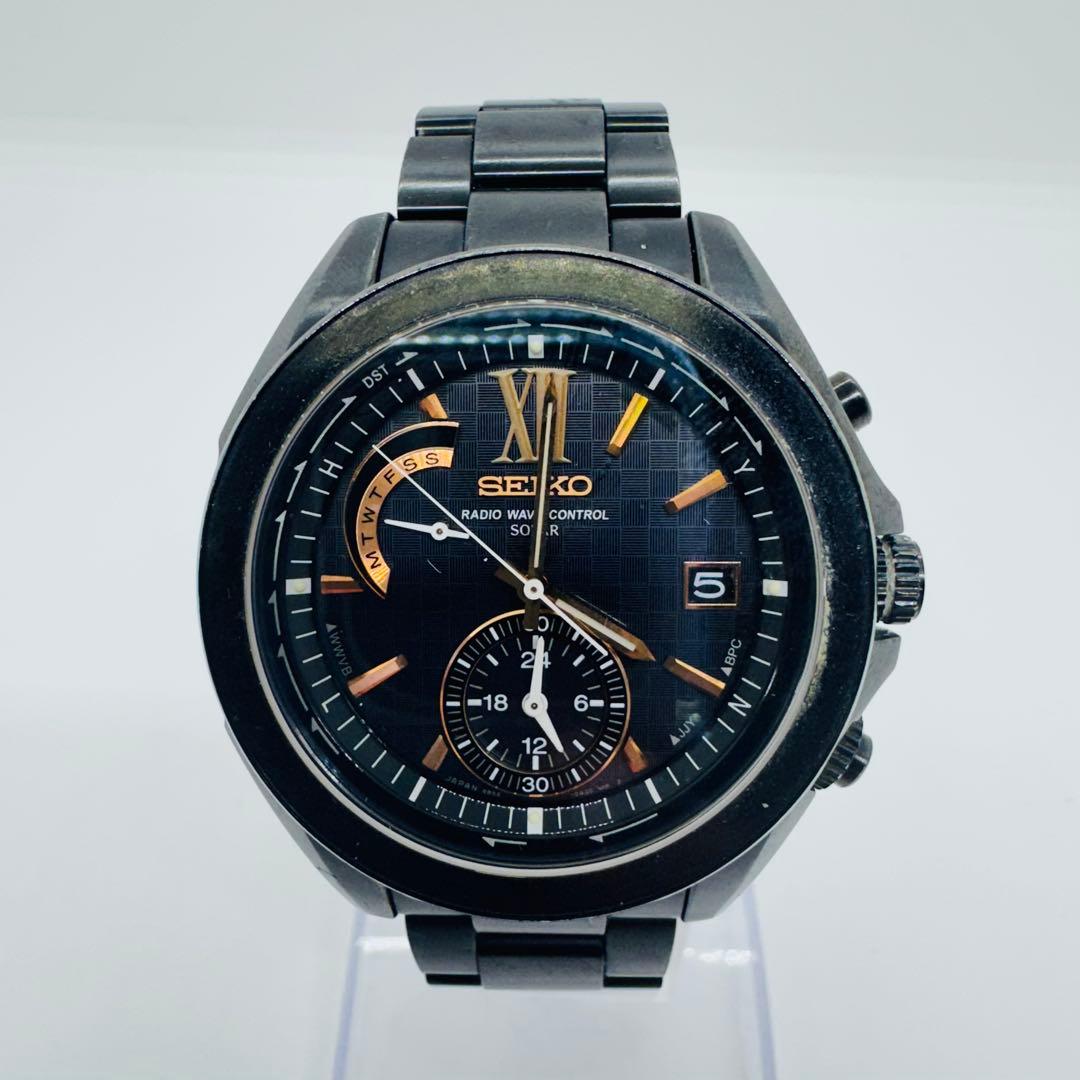 ✨✨セイコー✨ブライツ✨電波ソーラー✨300個限定モデル✨ワールドタイム✨腕時計