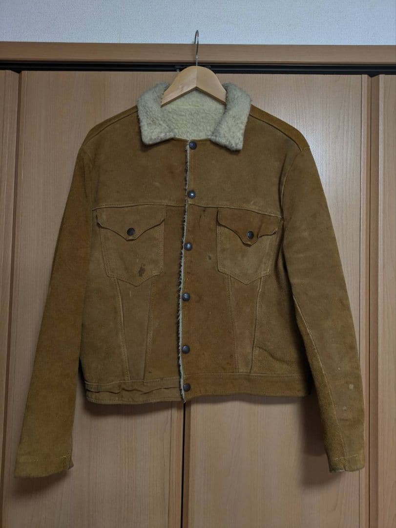 M*着様 50s BIG E リーバイス ショートホーン 3rd スエードボア