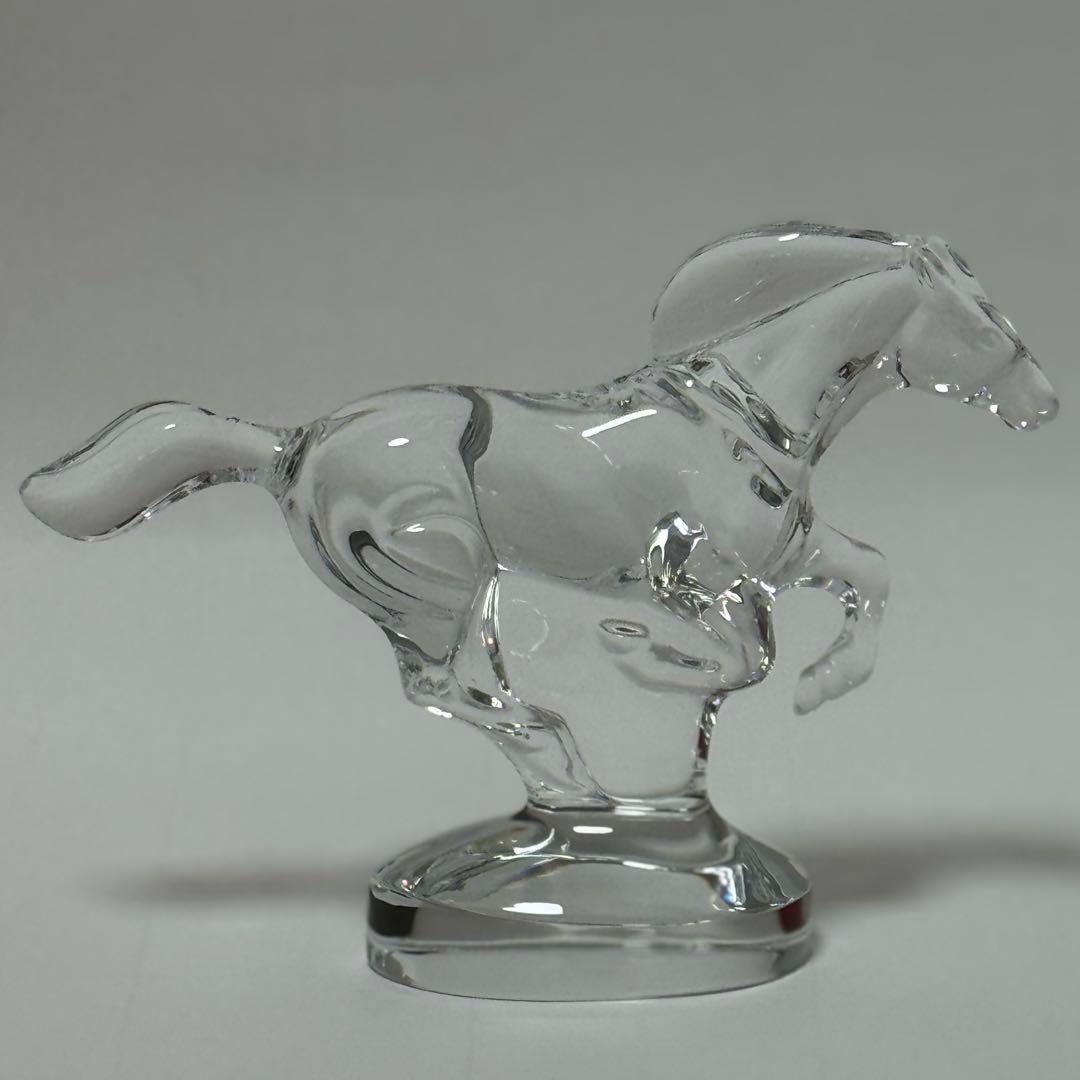 Baccarat クリスタル 馬の置物 箱付き