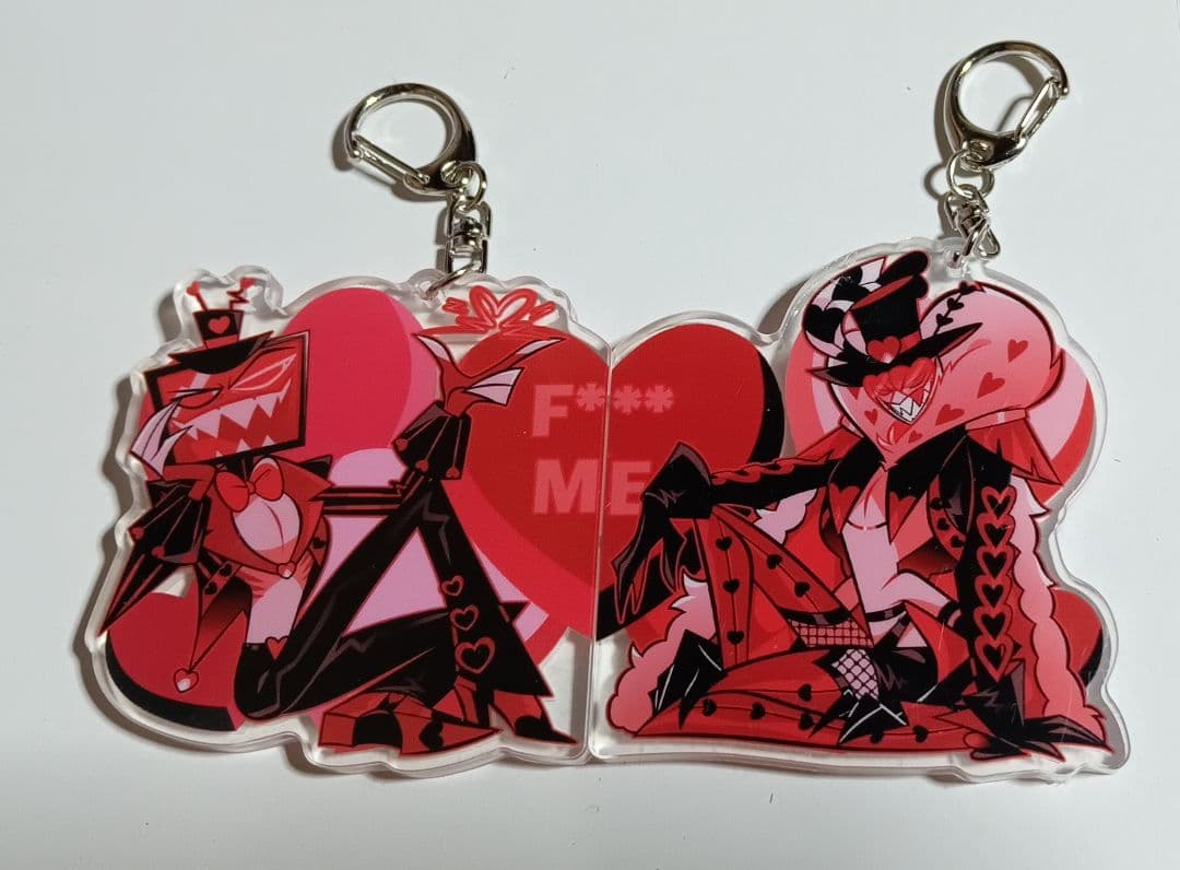 ハズビンホテル ヴォックス&ヴァレンティノ バレンタイン限定アクリルキーホルダー