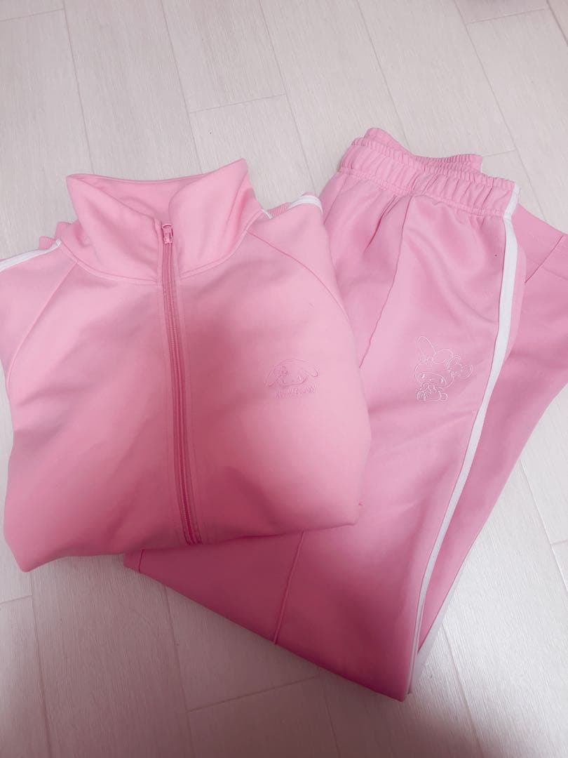 【希少】MY MELODY ピンク ジャージ 上下セット ドンキ 量産型