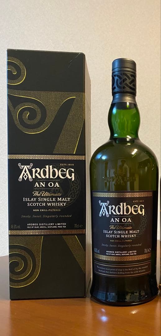 ウイスキー Ardbeg AN OA Islay Single Malt Whisky