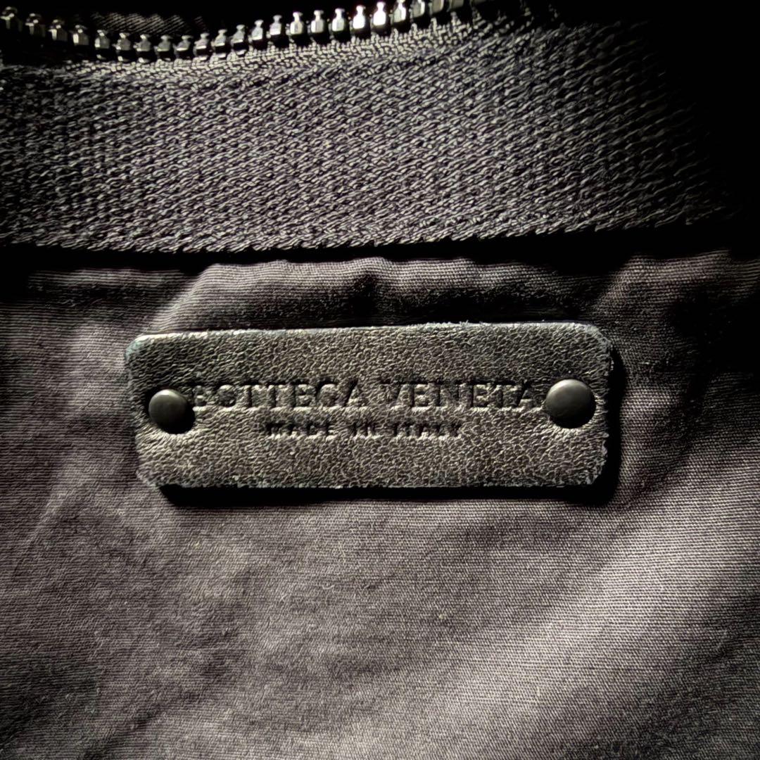 極美品　ボッテガヴェネタ　マルコポーロ　PVC 黒トートバッグ　A4 ビジネス