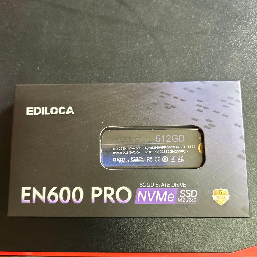 内蔵型SSD EDILOCA EN600 PRO SSD 512GB