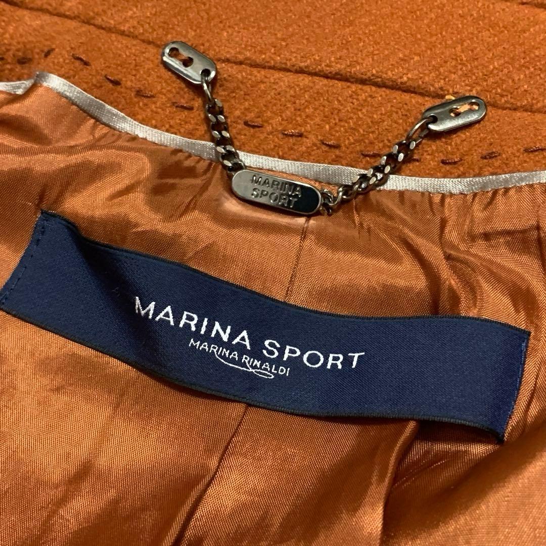 ★ 春よ恋様　マックスマーラマリナリナルディ2wayコート❤︎ハート＆ロゴ金具XL