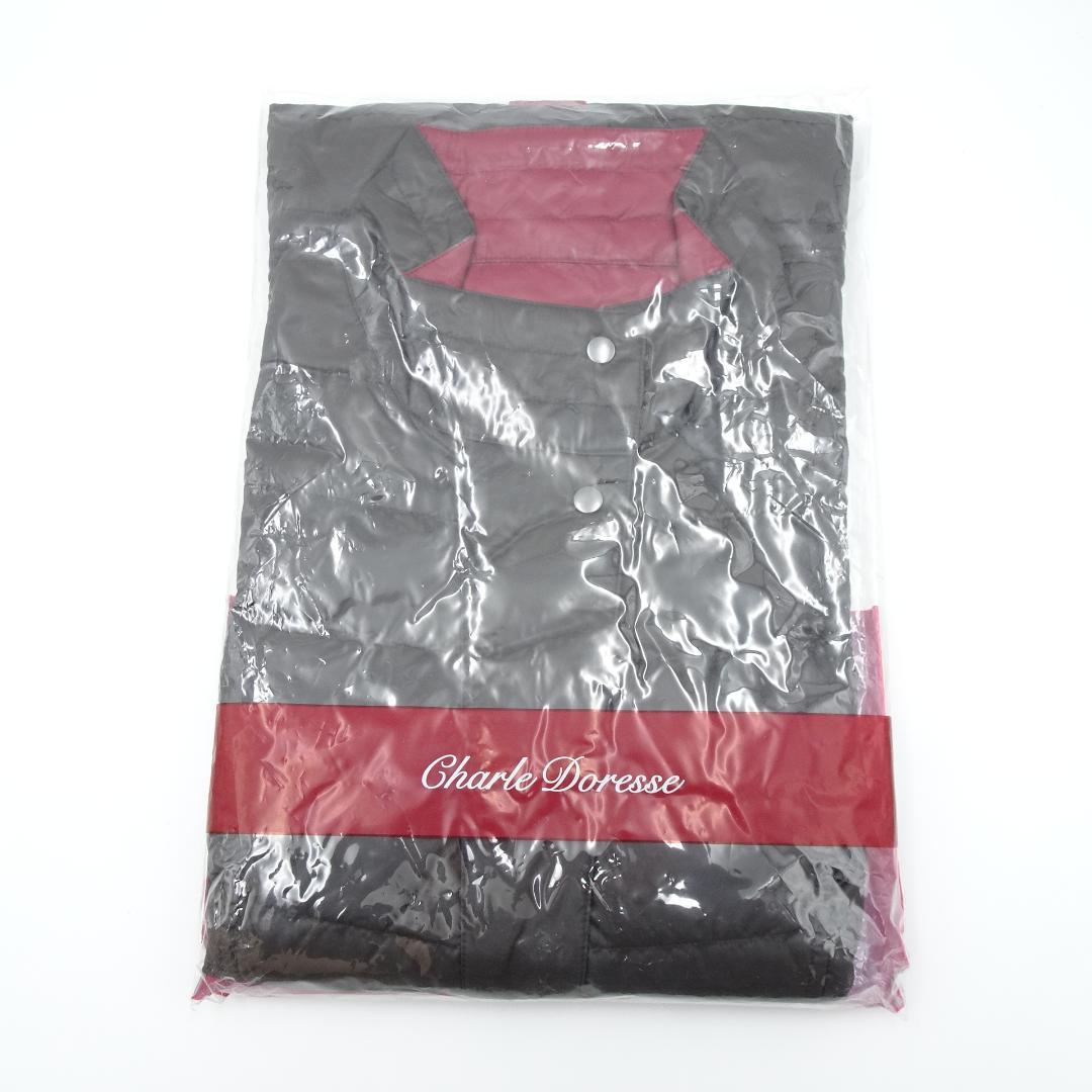 シャルレ　EL061　ダウンベスト　M～L　ブラウン　未使用品