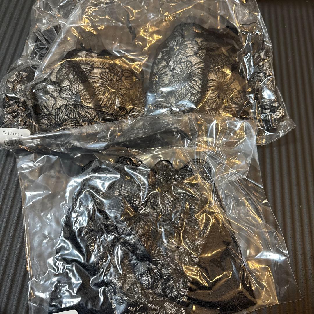 Feliture花柄レースブラジャーセット 4色 パンツ5色