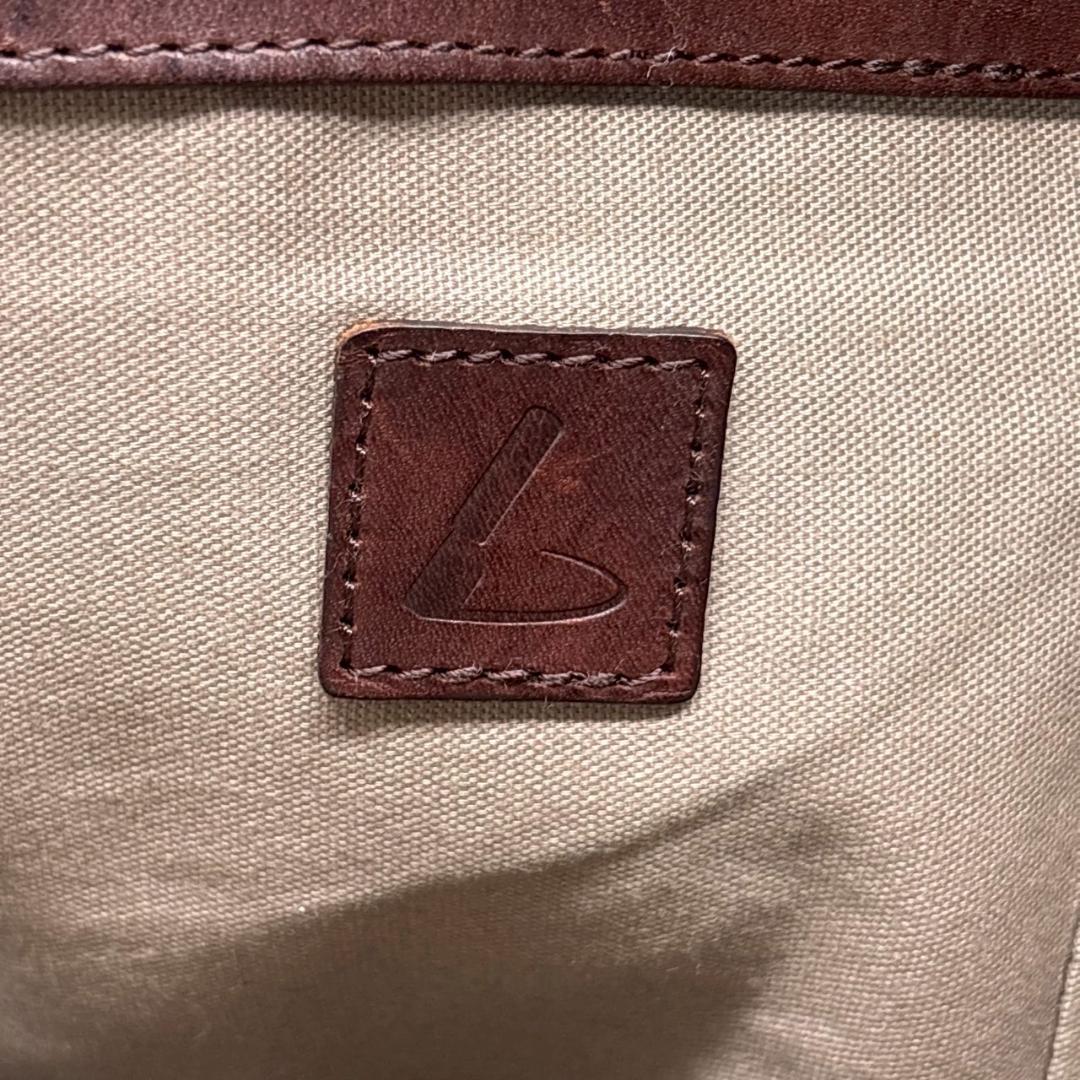 土屋鞄 キャンバス レザートートバッグ ショルダー可能 A4 PC収納可能