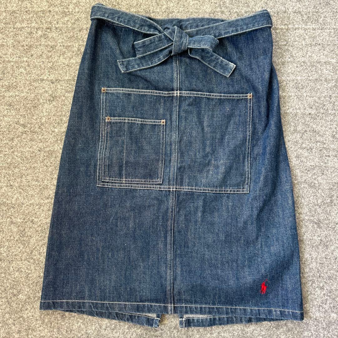 タグ付き未使用　ラルフローレン　ソムリエエプロン　ローレンデニム