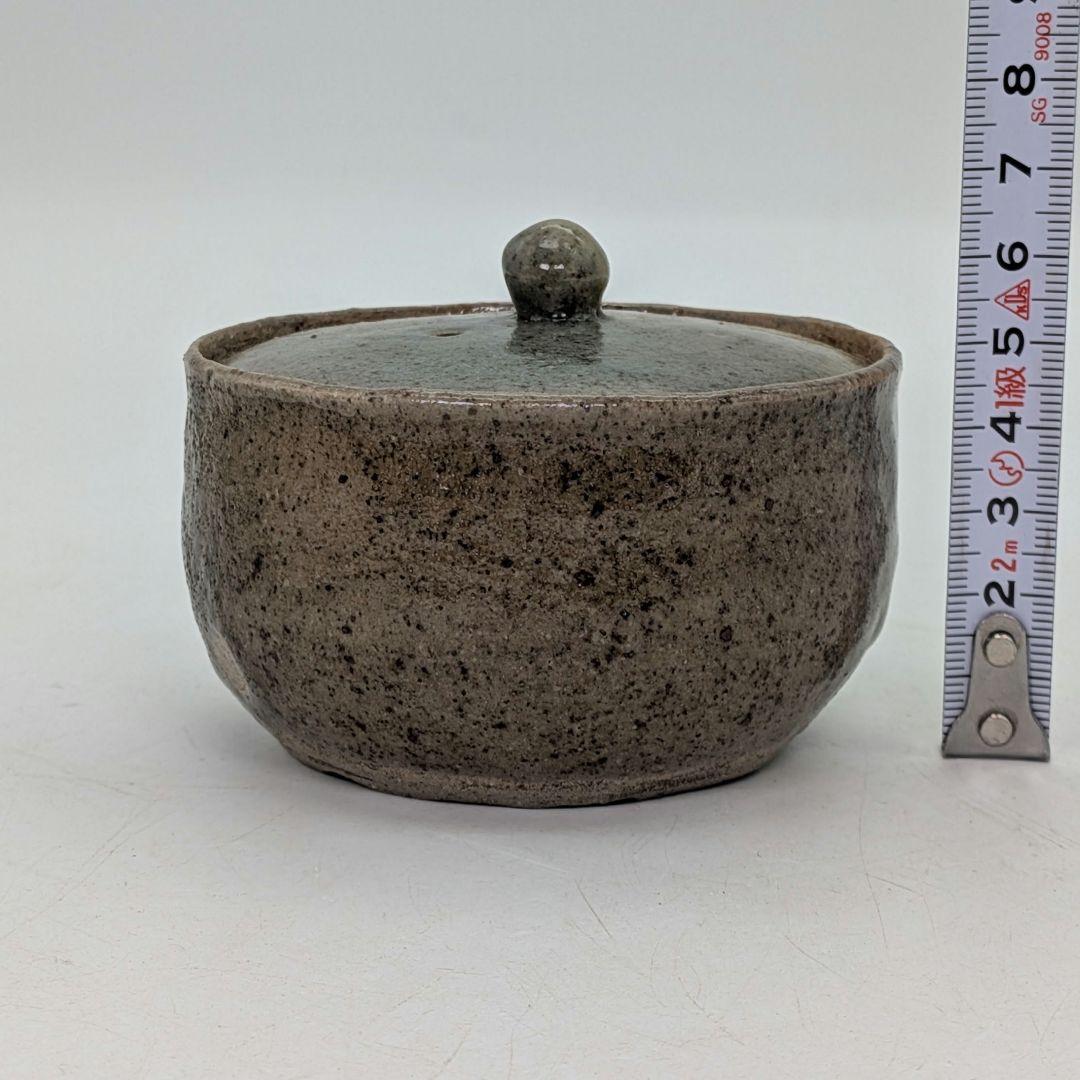 虫明焼 宝瓶 用心箱合布 煎茶道具 煎茶器 泡瓶 お茶 食器 在銘 急須 骨董品