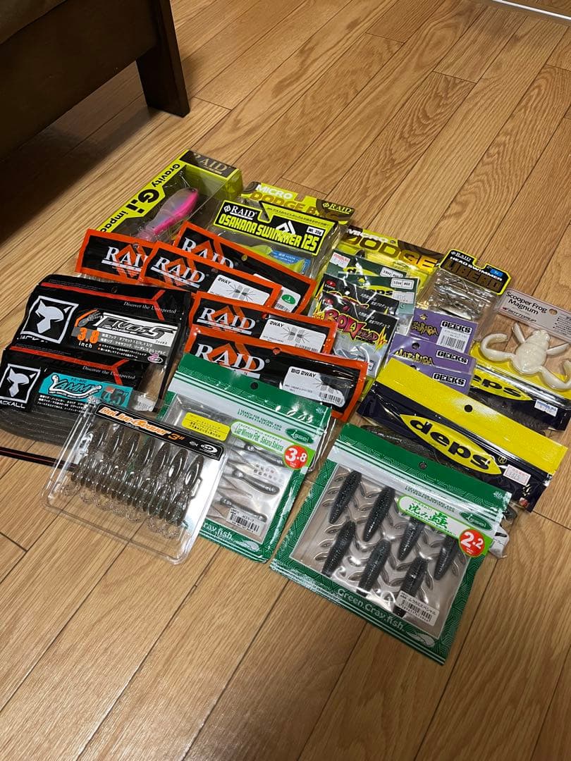 バスフィッシング　バス釣り用プラグ・ワームまとめ売り