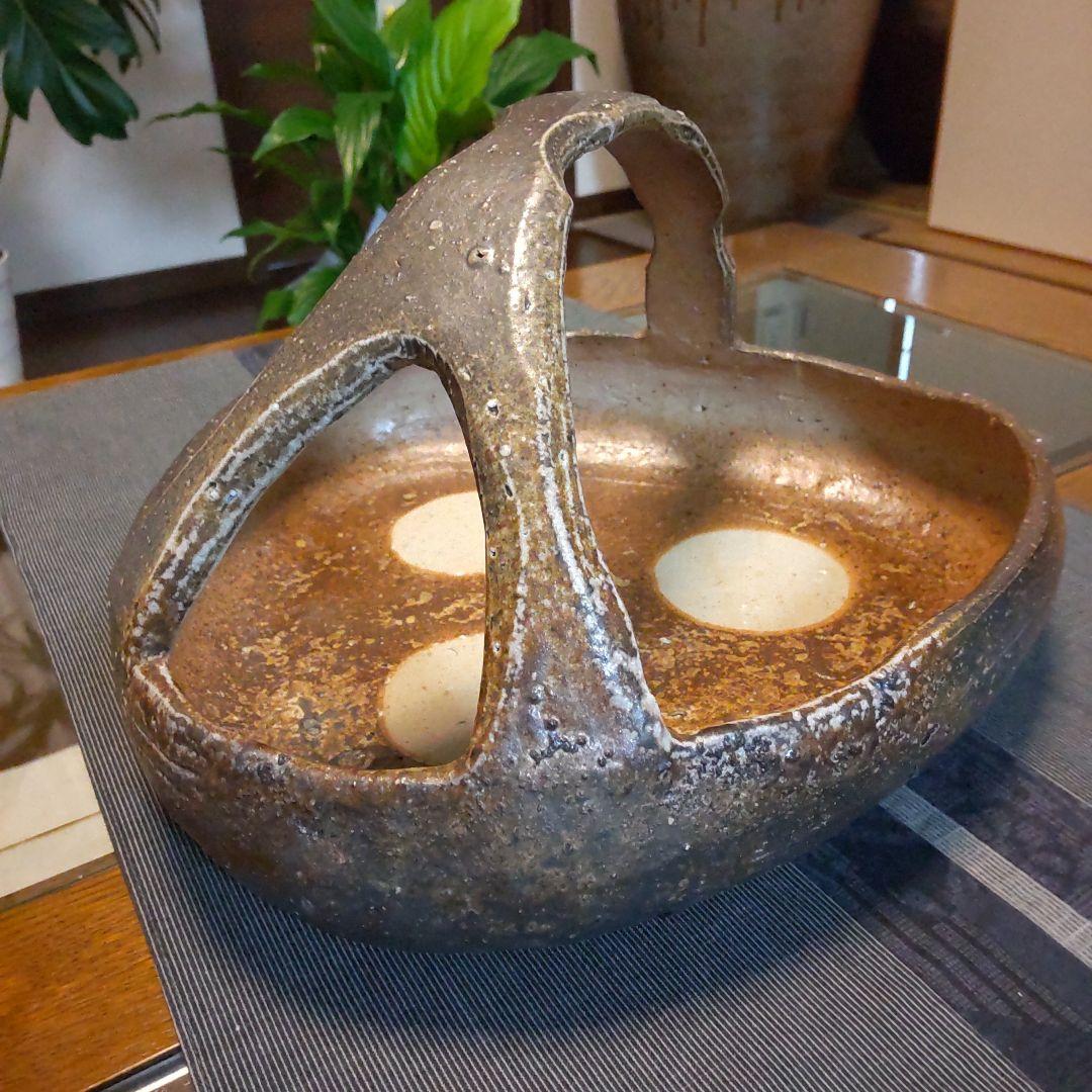 手鉢　80　備前焼